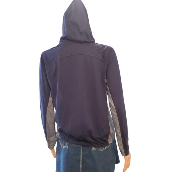 Under Armour Size M Woman's Syracuse Orange Heatgear Loose Light Hoodie Blue - Picture 3 of 6